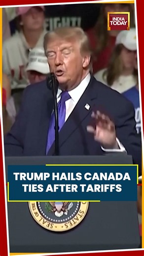 Donald Trump Says US-Canada Relations Have Improved As He Hails Impact Of Tariffs On Trade Ties