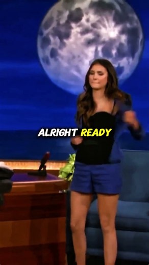 Nina Dobrev Uses Conan as Her Human Yoga Wall 😂🧘 #Shorts #ninadobrev #conan #yoga