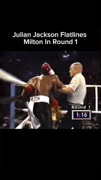 Julian Jackson Flatlines Milton In Round 1