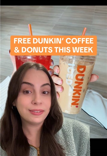 FREE Dunkin’ this week! Dunkin’ is giving us freebies on Monday, Wednesday & Friday - stay tuned for how you can redeem. On Monday 12/29: get a FREE coffee. Promotion code proDUNKtivity On Wednesday 12/31: Dunkin’ merch sweepstakes. On Friday 1/2: FREE classic donut with drink purchase. @Dunkin' #cheapeats #freebies #dunkin #coffee #fastfood
