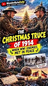 The Christmas Truce of 1914: When WWI Enemies Met in Peace #WorldWar1 #ChristmasTruce #WWIHistory