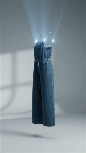 How to Style Wide Leg Denim Overalls #amazonfinds