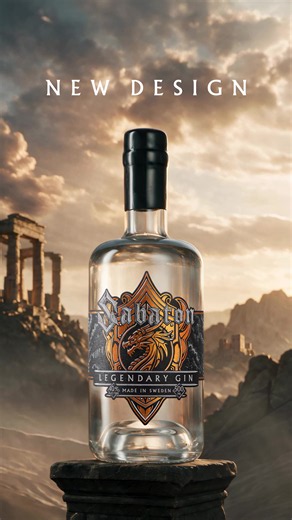 Sabaton Legendary Gin back in Sweden — new design, same legend