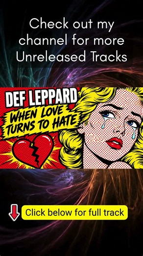 Def Leppard - When Love Turns To Hate (Listen now) 🎧 #defleppard #rock #viral