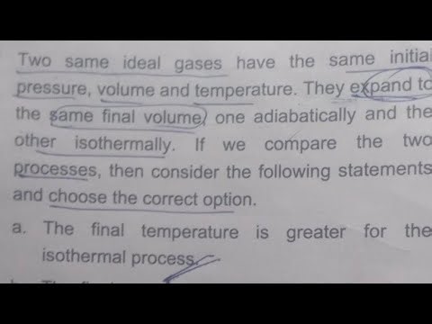Isothermal vs Adiabatic Expansion | Which Does More Work? 🔥 NEET Physics Trick Question