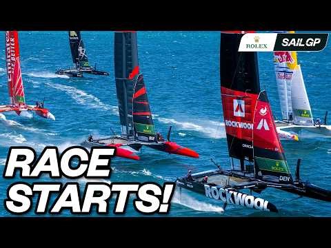 🤩 STUNNING Race Starts in SailGP | 24-Hour Live