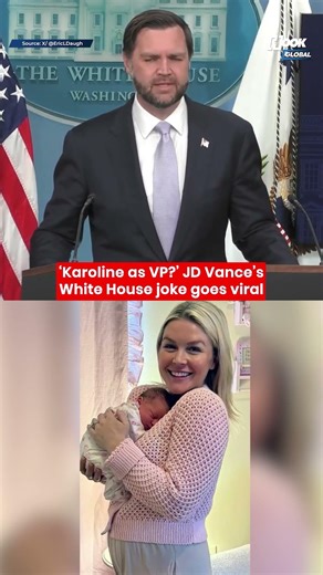 JD Vance jokes Leavitt can be VP for a few weeks, proposes White House role swap