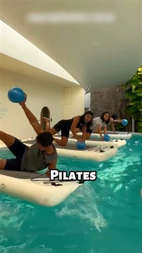 Aqua Pilates Looked Easy… Until Everyone Started Falling 😂💦