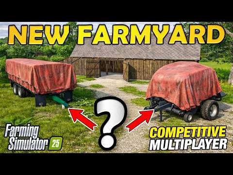 DON'T MISS!!! NEW FARMYARD AND MACHINES! - The Pichonnière Valley - Competitive | Episode 8