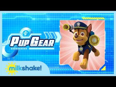 PAW Patrol | Pup Gear with Chase | Milkshake!