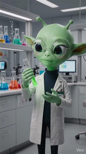 Popo the Alien Scientist Creates Something Strange! 👽🧪 #kidscartoons #cartoon #shorts #usa