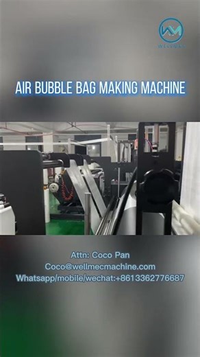 Air Bubble Envelope Production Line – 2 Output Bubble Mailer Machine | E-commerce Packaging Solution