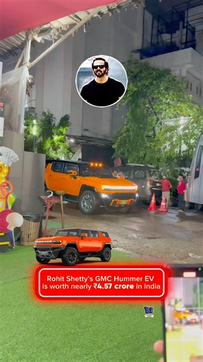 Rohit Shetty owns the powerful GMC Hummer EV, an all-electric luxury SUV ₹4.57 crore
