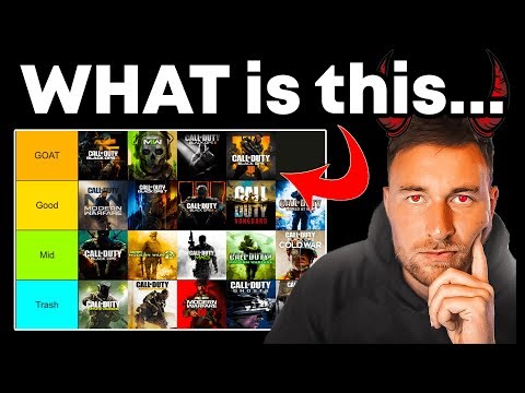 TDAWG Just Made The WORST Call of Duty Tier List...