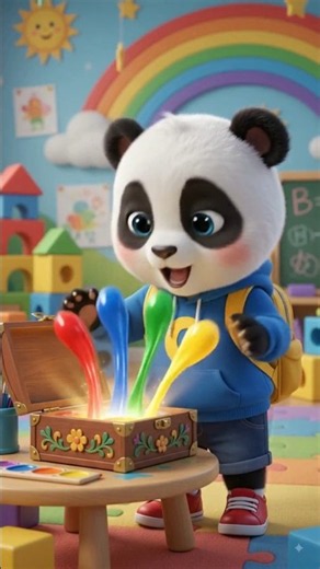 Learn Colors for Kids 🌈 | Red, Blue, Green & Yellow | Coco Panda #kids #colors #learning #red #green
