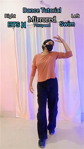 "Swim" - ᗷTS⟭⟬ Official Dance Cover tutorial in 70x speed@BTS #btsswim #btsshorts #btsdance