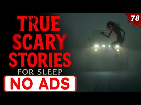 🛑 NO ADS 🛑 7 HOURS of TRUE Scary Stories for Sleep | Gentle Rain Sounds | Black Screen | Vol. 78