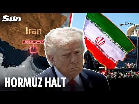 Iran CLOSES Strait of Hormuz less than 24 hours after reopening as Trump warns of more bombing
