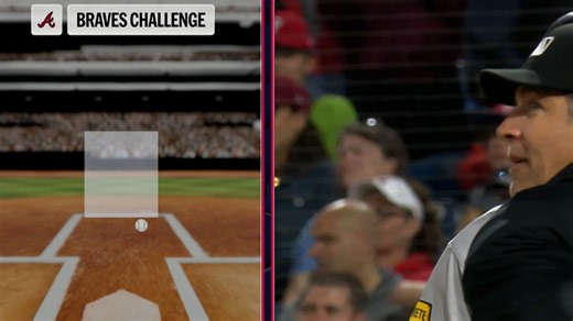 Strike 1 overturned following ABS challenge