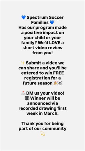 Spectrum Soccer on Instagram: "#SpectrumSoccer #InclusiveSports #PlayBasedLearning #YouthSoccer #SoccerFamilies AllAbilities EveryChildBelongs ParentApproved CommunityStrong LocalFamilies"