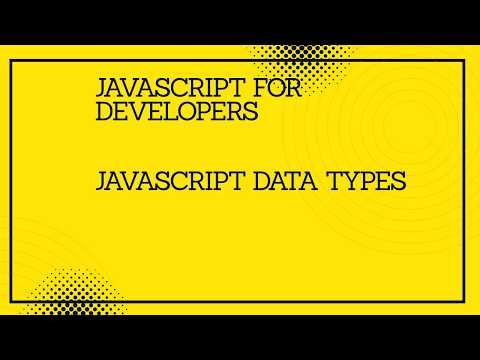 JavaScript for developers ||JavaScript data types #programming #coding #tutorial #javascript