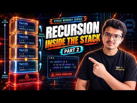 Recursion & Stack Frames Explained in C++ | Stack Overflow (Part 2)