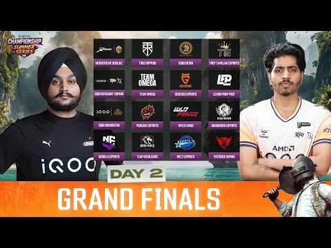 ONEGAME BGMI - Summer Championship Series | Grand Finals | Day 2 | #godlike #OG #Omega #xspark #TR