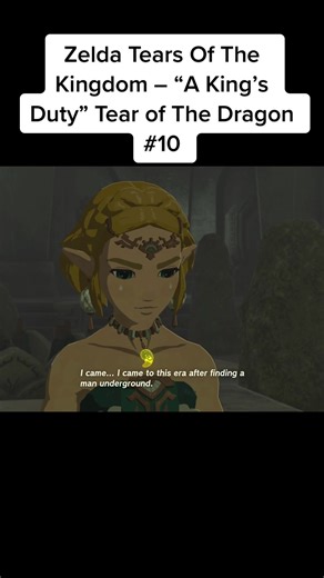 Zelda: El Deber de un Rey en Tears of The Kingdom