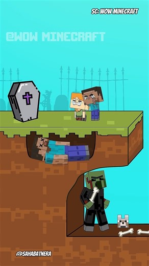 zombie balas kebaikan Steve #minecraft #roblox #shorts