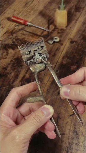 Satisfying Antique Hair Clipper Restoration | Old School Barber Tools
