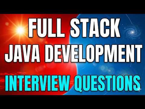 Java Full Stack Development Frequently Asked Interview Questions | MUST GO THROUGH