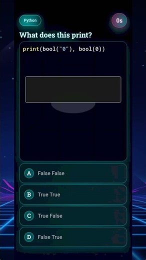 10-Second Code Quiz #2 (Python)