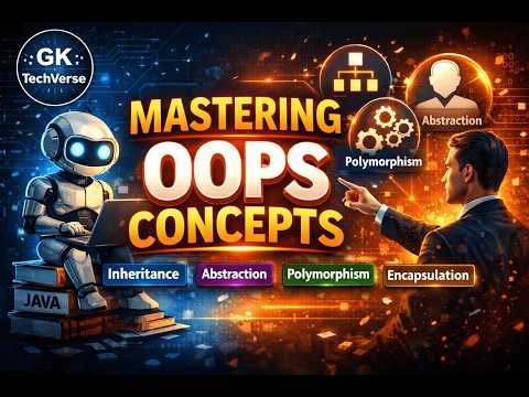 OOPS in Java Explained | Encapsulation & Abstraction | Core Java Interview Prep | GK TechVerse