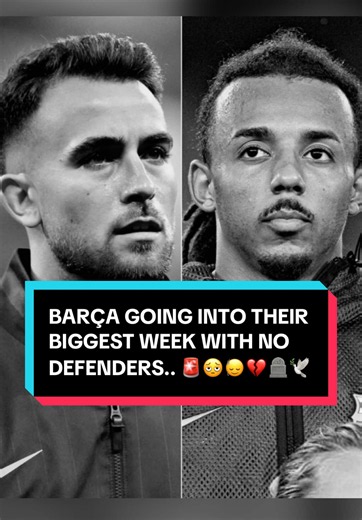 Barça Heading to PSG and Real Madrid With No Defenders: Eric García & Koundé Injuries