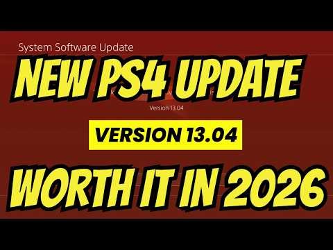 NEW PS4 System Software Update 13.04 2026