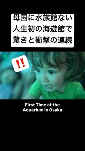 First time at the Aquarium in Osaka
