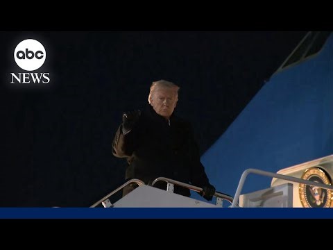 Air Force One turns around amid trip to Davos after 'minor electrical issue'