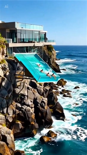 Seaside Cliff Glass Pool Collapse | Brutal Luxury Pool Disaster