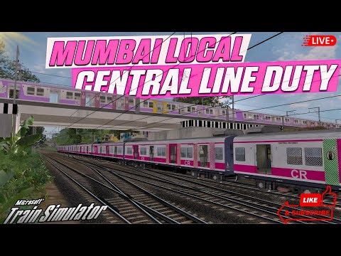 HEAVY TRAFFIC | MUMBAI LOCAL TRAIN | 96604 TITVALA - MUMBAI CSMT SLOW LOCAL | INDIAN TRAIN SIMULATOR
