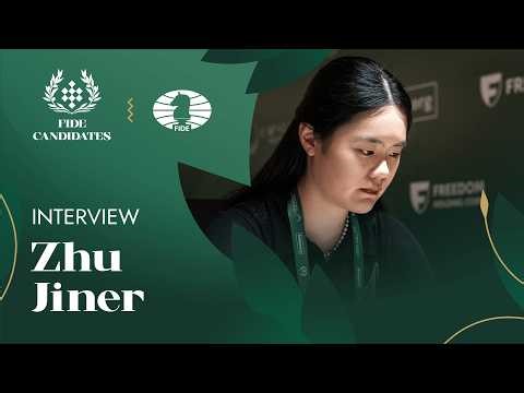 Interview with Zhu Jiner | Round 9 | FIDE Candidates Tournament 2026