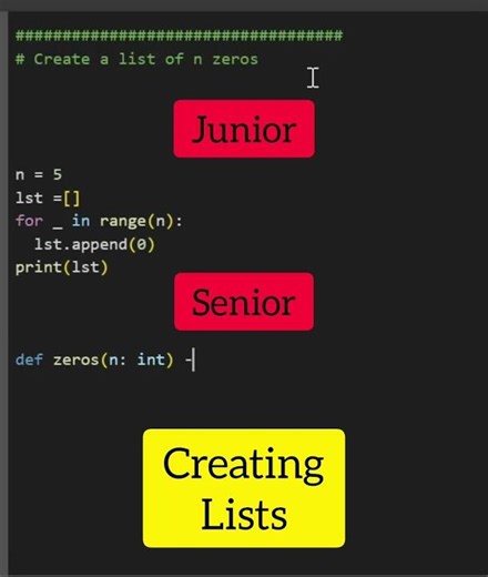 Creating Lists in Python