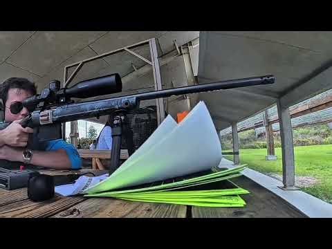 Bergara B 14 -7MM PRC testing some reloads at 100 yards 