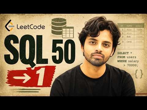 Solve Leetcode SQL 50 Questions | Part 1