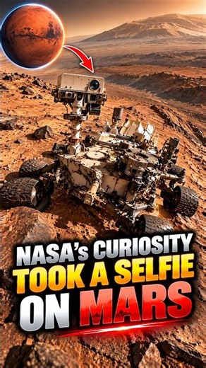 NASA’s Curiosity Took a Selfie on Mars… 🤯🔴