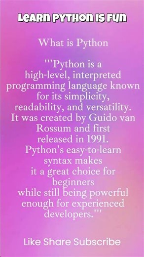 What is Python