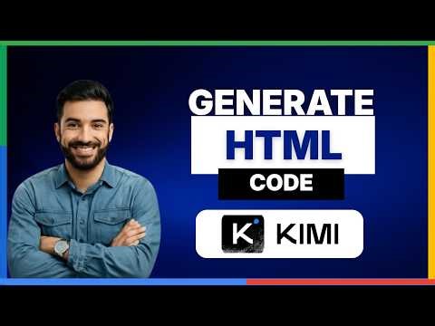 How to generate HTML with Kimi AI[LATEST GUIDE]