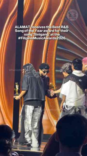 Alamat wins best R&B song of the year at the Filipino Music Awards