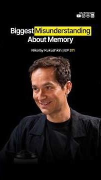Everything you know about memory is wrong | Nikolay Kukushkin - Raj Shamani #shorts