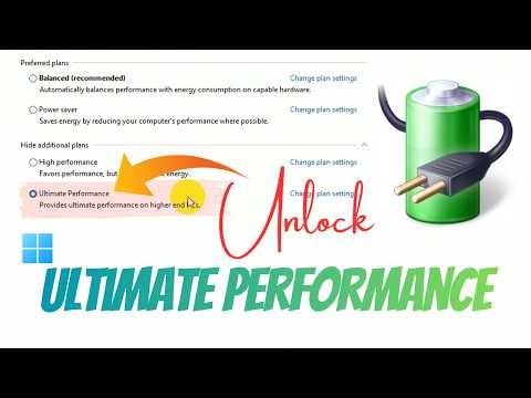 How to Enable Ultimate Performance Mode in Windows 11 | Unlock Hidden Power Plan