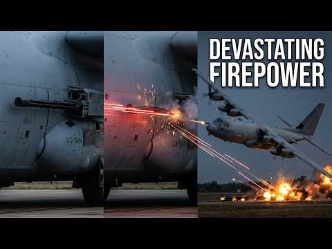 The AC 130 Gunship — The Flying Fortress That Circles Its Prey